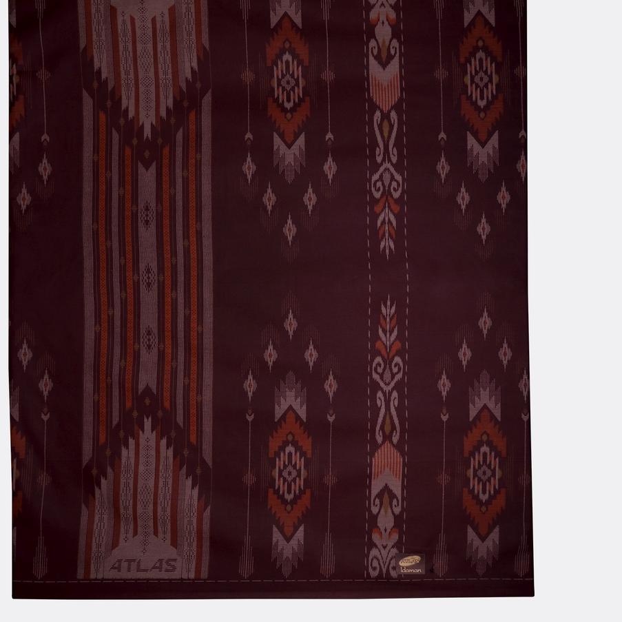 Sarung ATLAS Idaman 555 Harmoni Motif BHS SID Coklat