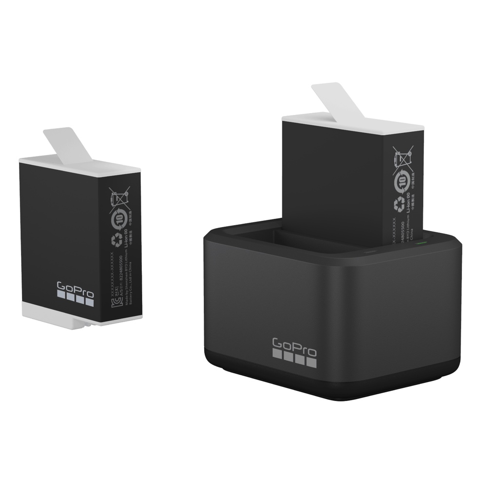 Dual Battery Charger GoPro Enduro + Battery HERO10 HERO9(ADDBD-211-AS)