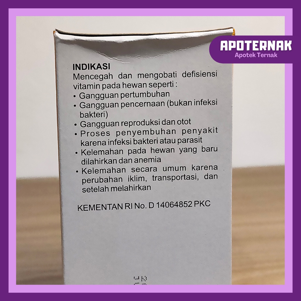 ADE Plex Injeksi 100 ml | Vitamin ADE dan B Complex Lengkap | MEDION | Apoternak