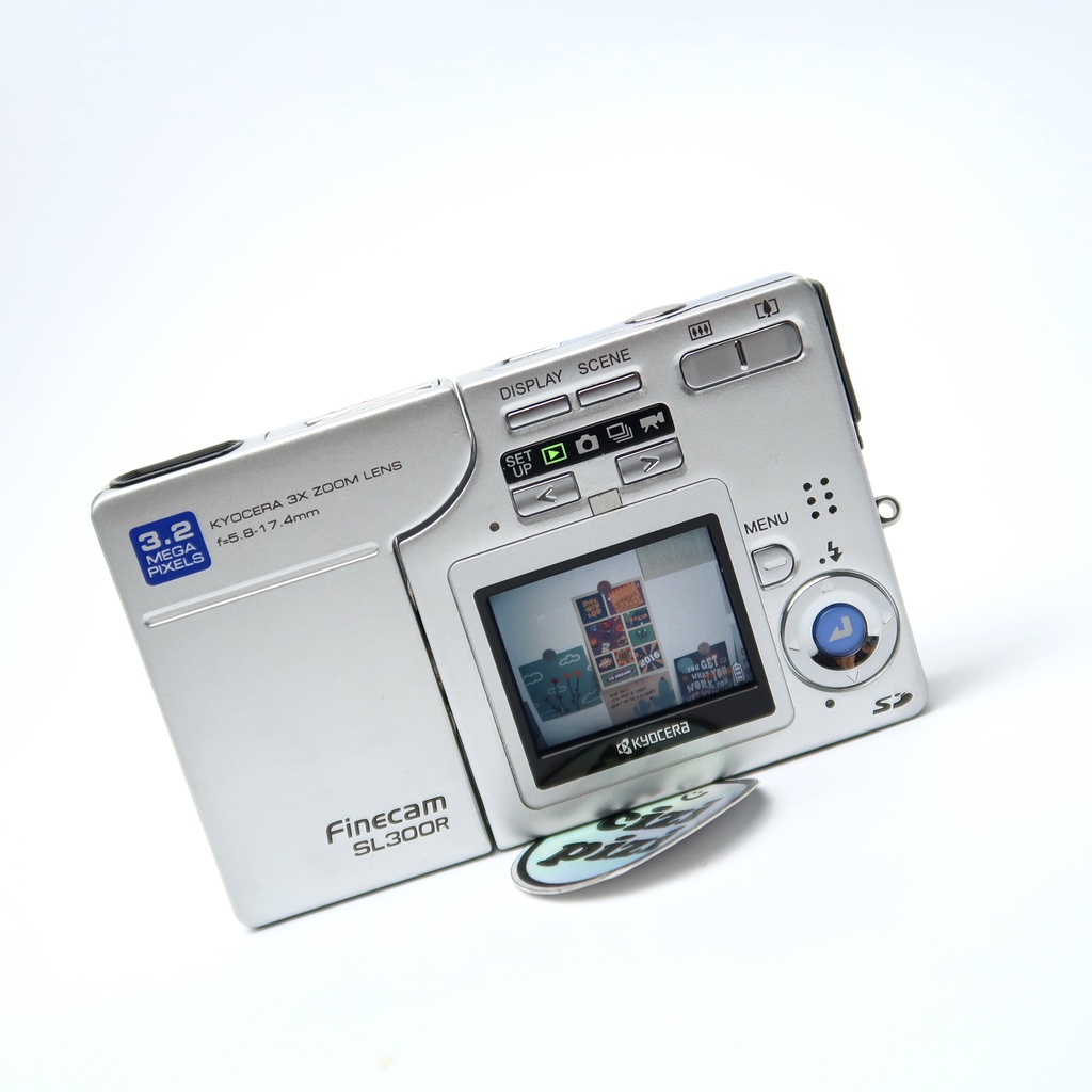 KYOCERA Finecam SL300R 希少】京セラ Finecam SL300R デジタルカメラ