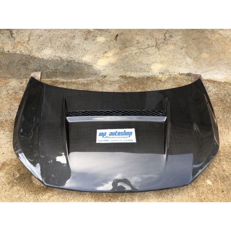 kap mesin carbon allnew brio model shift style