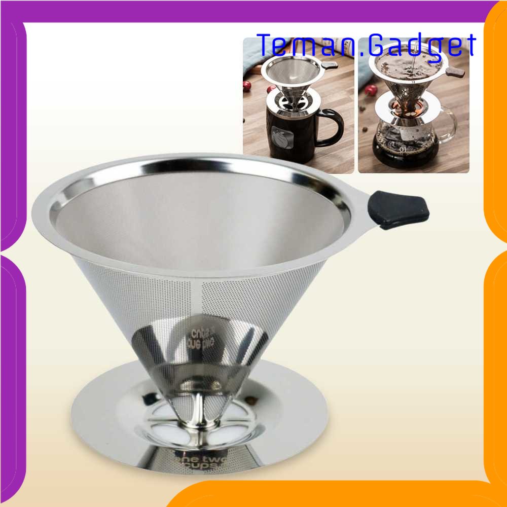 TG - DPR One Two Cups Filter Penyaring Kopi Double Layer Coffee Filter - V60