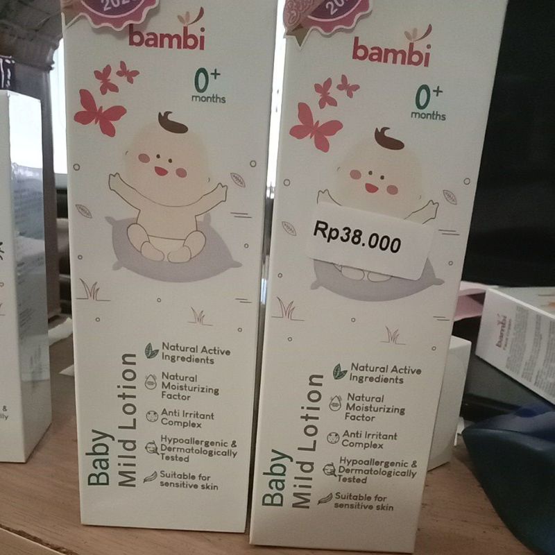 Bambi Baby Mild Lotion 100ml ( Tube )