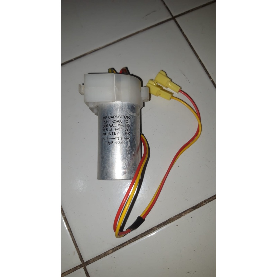 Capasitor original mesin cuci1 tabung LG auto 7kg