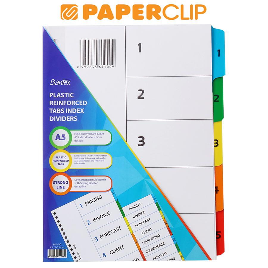 

INDEX / PEMBATAS FILE NOTE A5 BANTEX 8611 1-5
