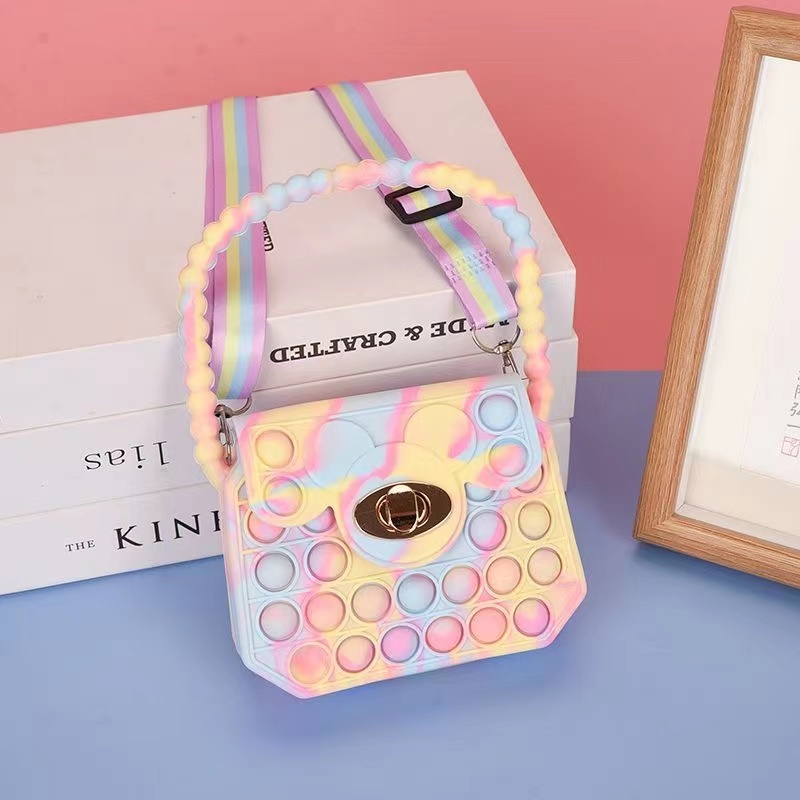 Tas Anak Pop it Tas AnakTas reguler Selempang Dompet Lucu Unik Viral Murah
