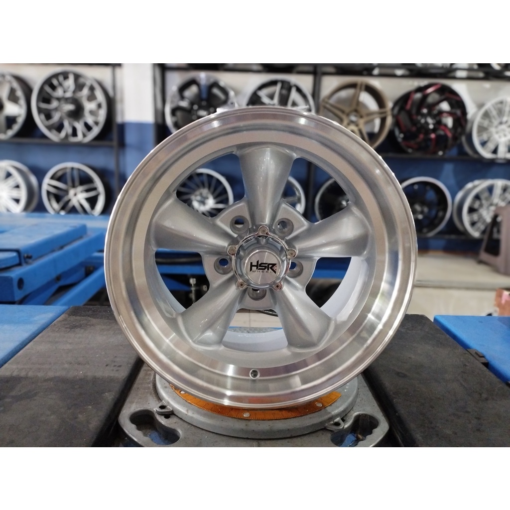 Velg Mobil Racing hsr Terbaru Ring 15 Lubang 5X114,3 lebar Belang