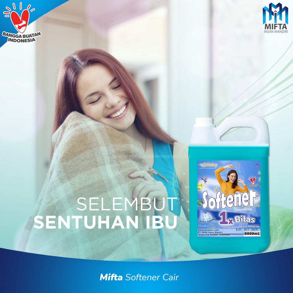 HELCY SOFTENER 2 IN 1 /  PELEMBUT DAN PEWANGI PAKAIAN EKONOMIS