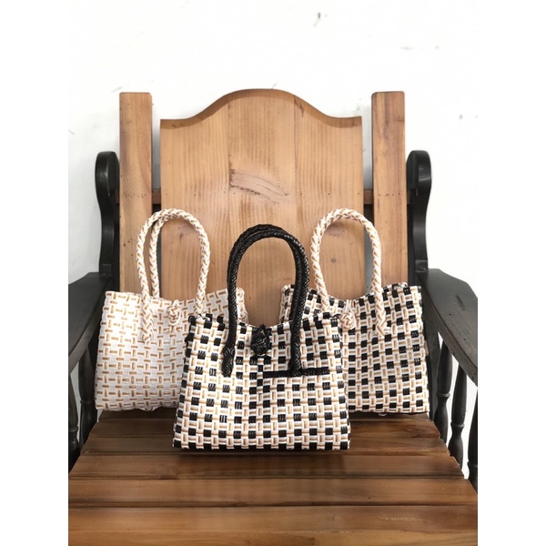 Tas Anyaman Plastik Jali Petty Ukuran S &amp; XS Bahan Premium Termurah/Grosir