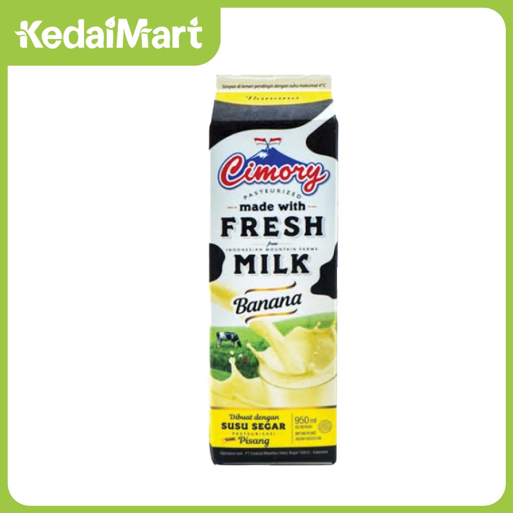 Promo Harga Cimory Fresh Milk Banana 950 ml - Shopee