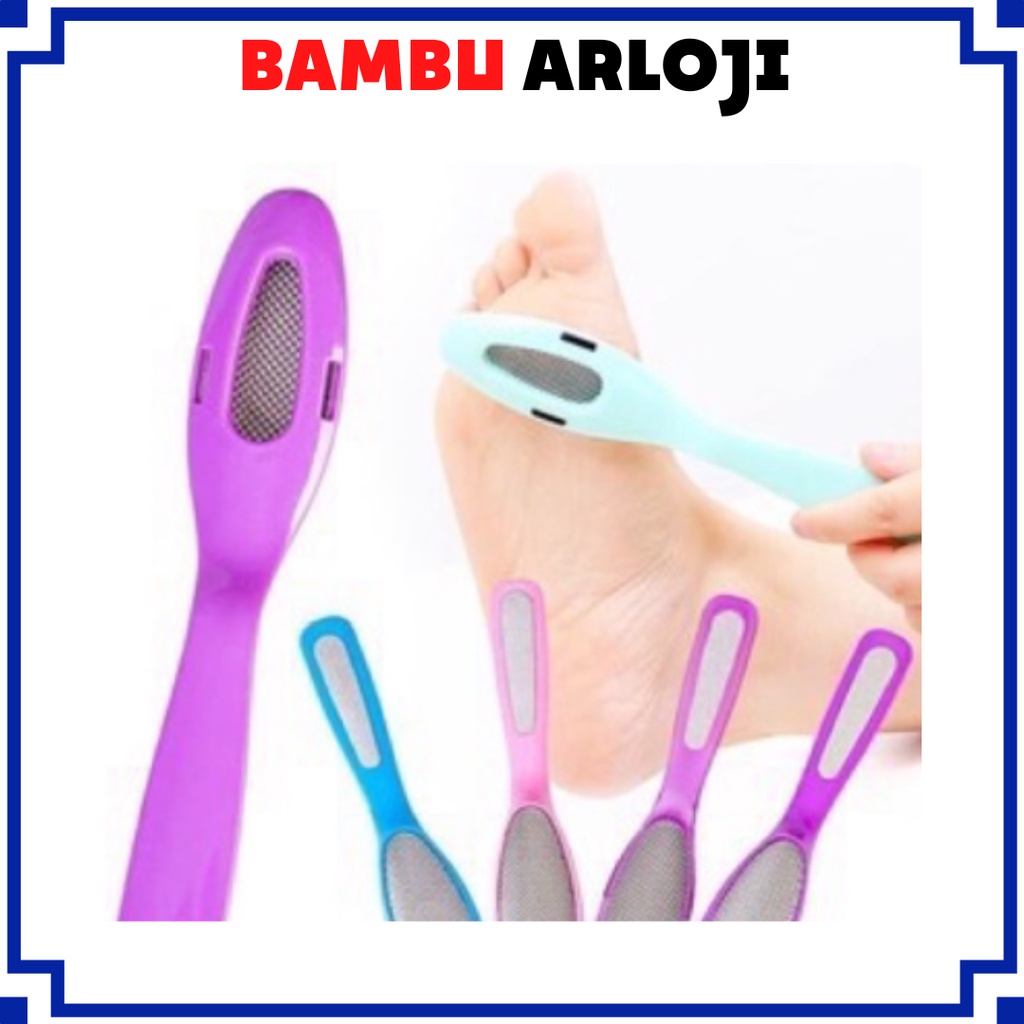 BAJ Alat pembersih kaki 4 in 1 Pedicure Foot Brush Sikat Kaki &amp; Batu apung - AK028