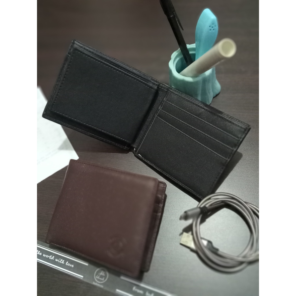 dompet keren dengan harga terjangkau model lipat dua bahan kulit PU sp4 #dompet #dompetpria #dompetbagus #dompetcowok