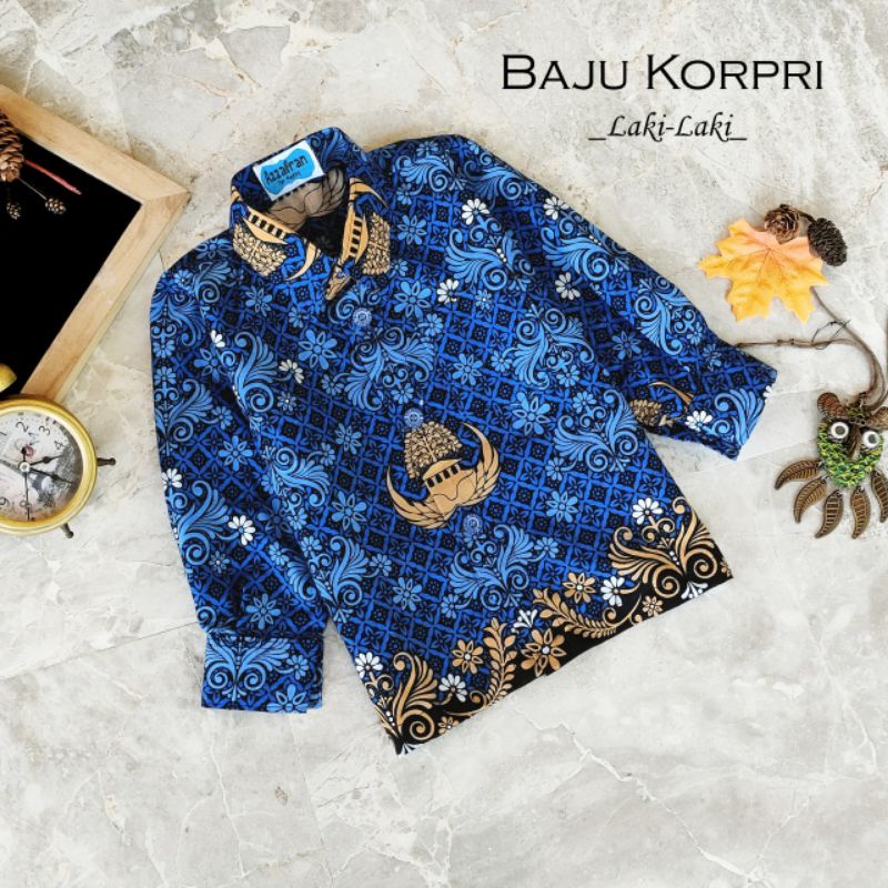 SETELAN KORPRI/BAJU KORPRI LAKI DAN PEREMPUAN/BAJU PNS/SETELAN ANAK DAN DEWASA
