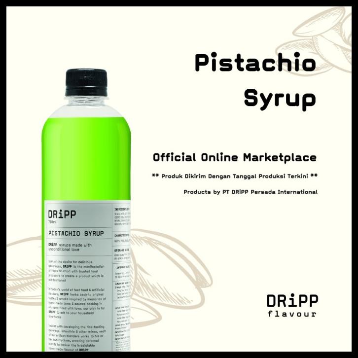 

Dripp Pistachio Syrup Sirup Dripp Flavour Ori