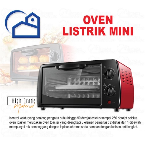 Oven Elektrik Mini Electric Oven Toaster / Oven Listrik Mini 4612