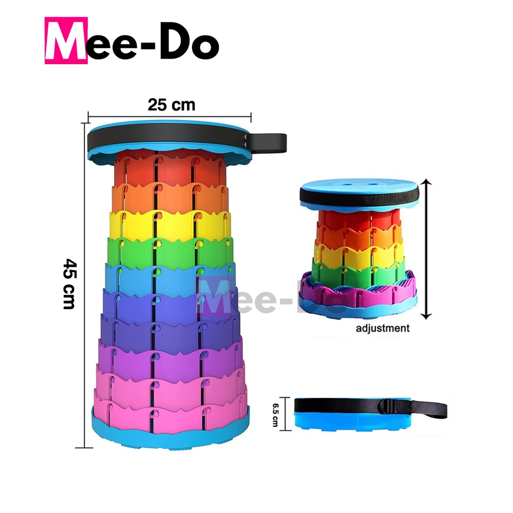 Mee Do Kursi Lipat Outdoor Bangku Camping stool Portable telescopic