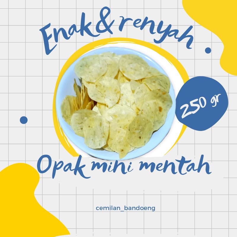 OPAK MINI /OPAK KOIN / OPAK MEDAN MENTAH 250GR