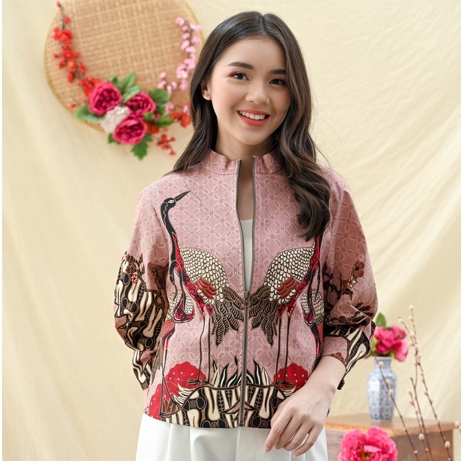 Outer Batik 135 JCO /Jaket Batik Wanita Modern/ Luaran Batik/ Seragam Batik