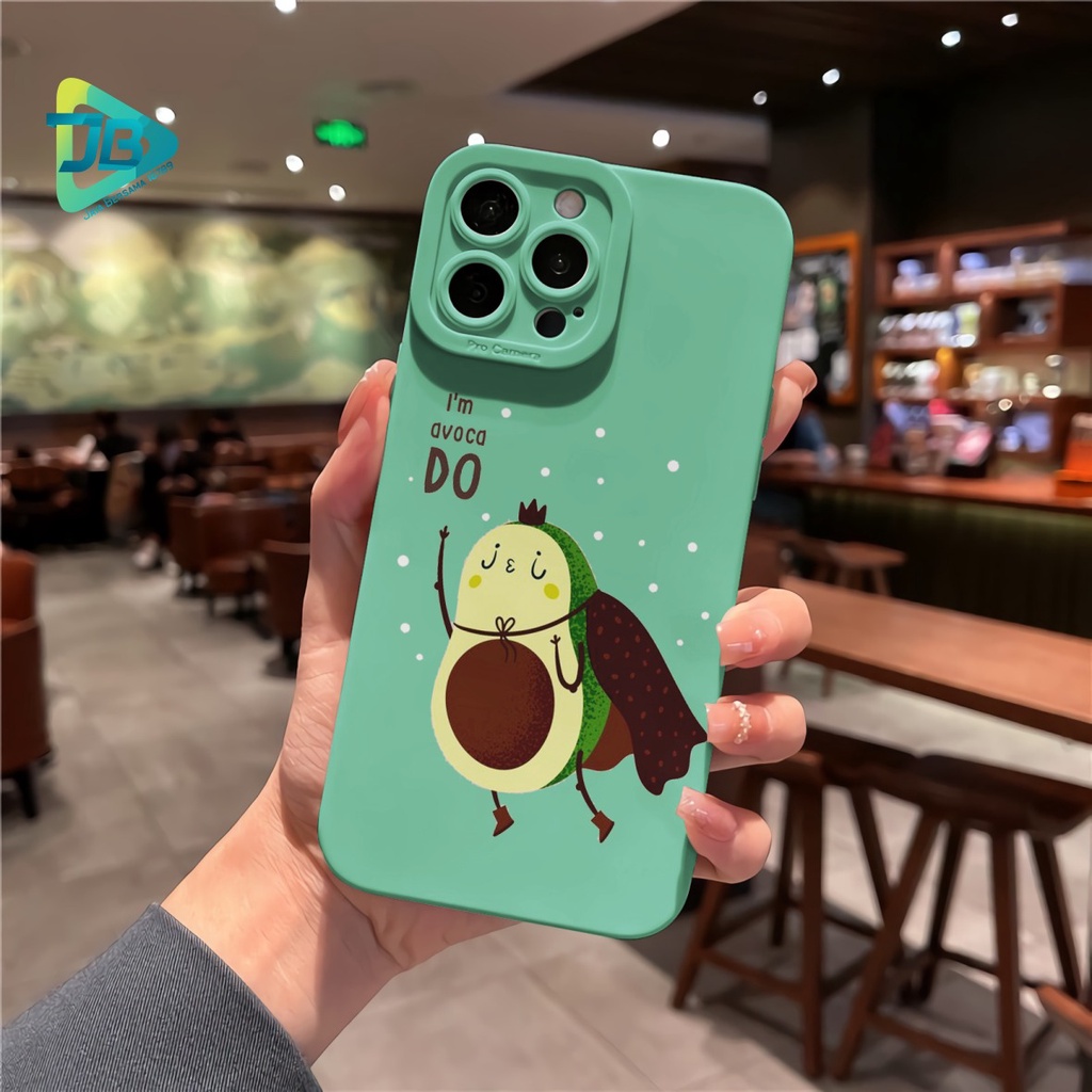 CUSTOM CASE SOFTCASE SILIKON PROCAMERA AVOCADO CUSTOM OPPO A3S A1K A5S A7 A37 NEO 9 A15 A15S A16 F1S A59 A96 A52 A92 A31 A8 A33 A53 A9 A5 2020 JB6330