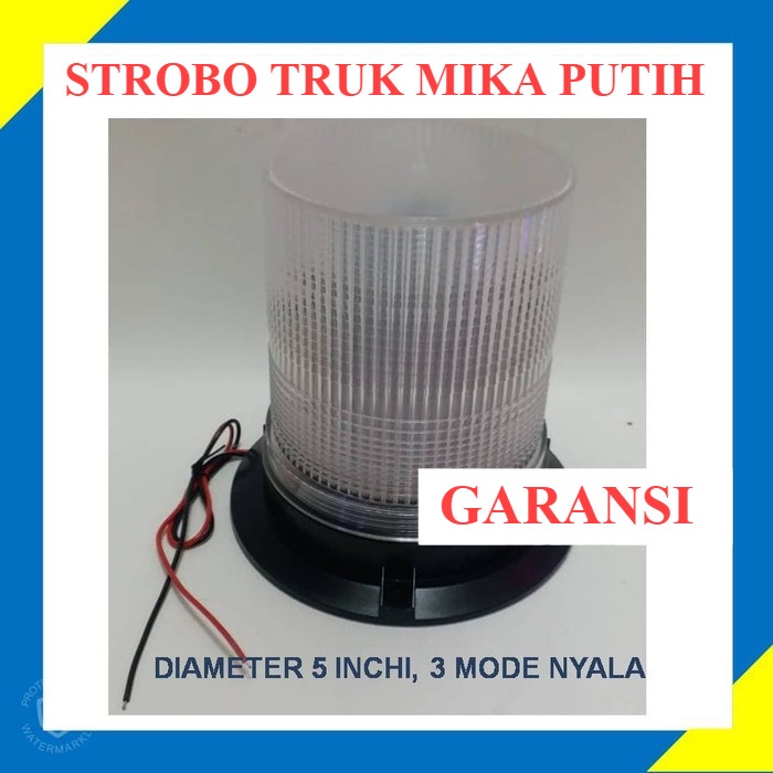 STROBO ROTARY ROTARI LAMPU LED MOBIL TRUK 24 VOLT 3 MODE A158