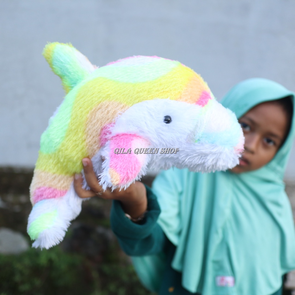 BONEKA LUMBA, DOLPHIN S RAINBOW, PELANGI TERLARIS BISA COD