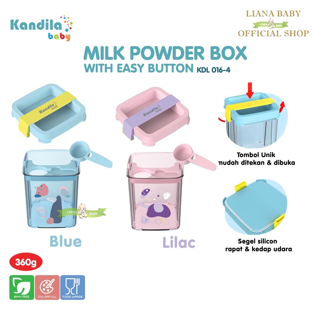 BOSU388 KANDILA CAR MILK POWDER KDL016-3/ MILK POWDER BOX 360G KDL 016-4 TEMPAT SUSU BUBUK