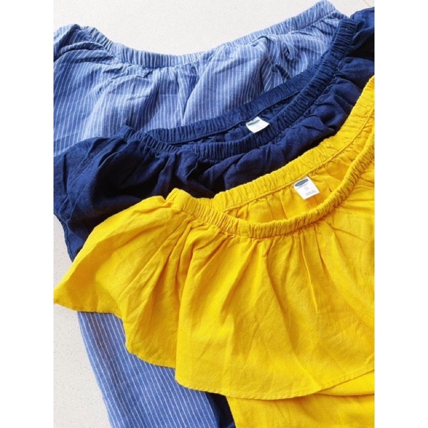 Old navy Off the Shoulder Ruffle Linen Dress