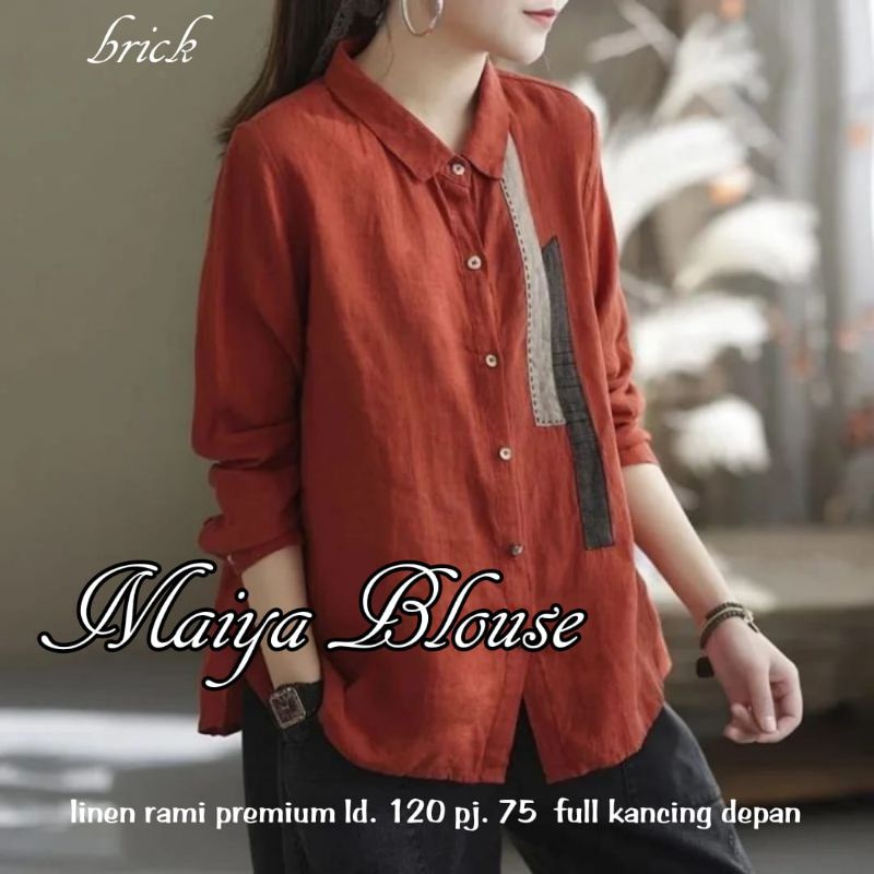 MAIYA BLOUSE WANITA TERBARU