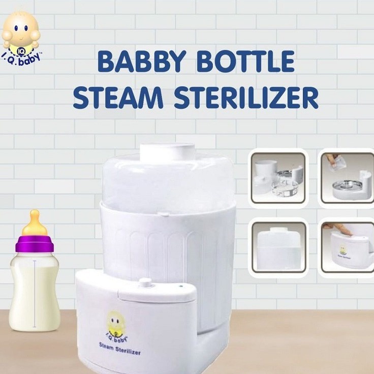 I.Q Baby Compact  Bottle  Steam Sterilizer 3 Bottels LS-B302