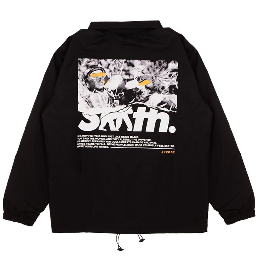 Paling Diminati Jaket Smith - House of Smith Coach Jacket - Co Nf Black - Jaket Smith - jaket Smith 