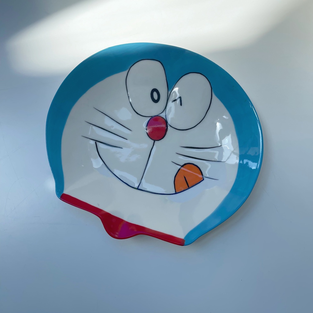 Piring keramik 8 inci motif doraemon - Maxistore
