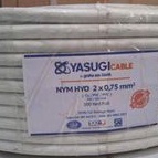 Kabel Serabut NYMHY 2x0,75mm @100 Yars (90M) Tembaga Murni YASUGI (Standar SNI)