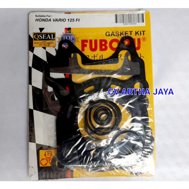 Paking Top Set Gasket Kit Vario 125 Asli FUBORU 100G11HD038