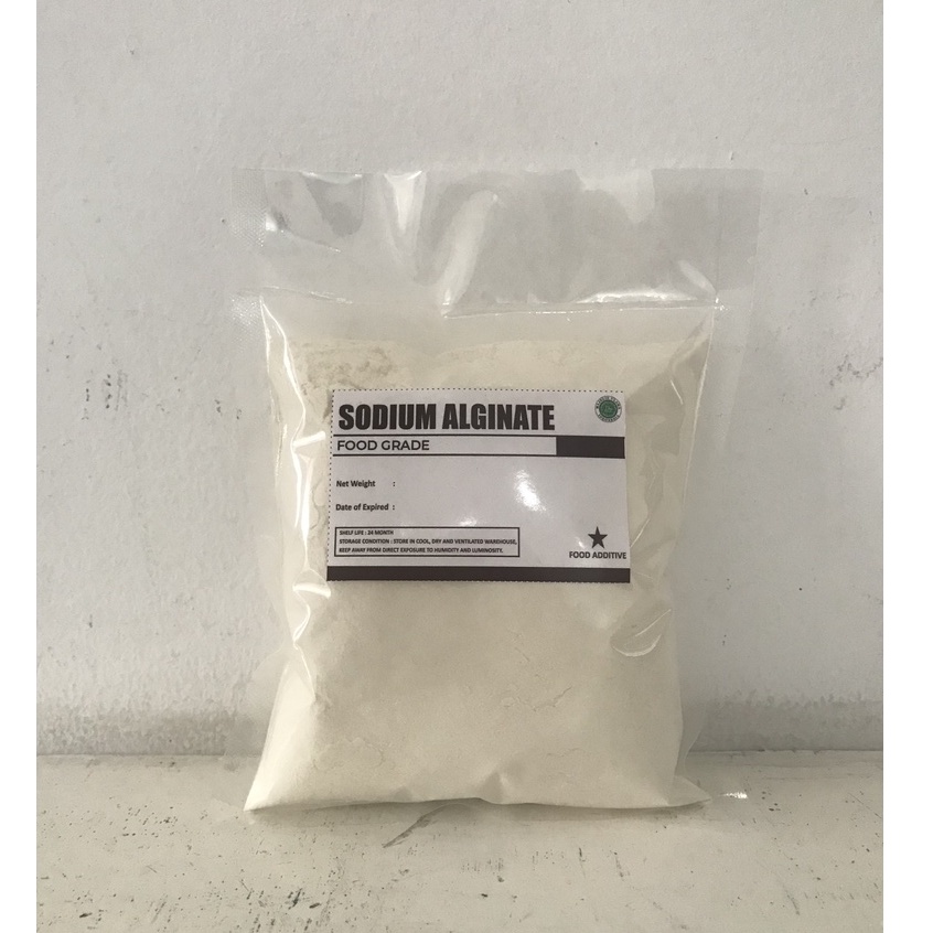 Sodium Alginate Pengenyal Cilok Food Grade | Pengenyal Basreng | Bahan Anti Alot | Pengenyal Mie