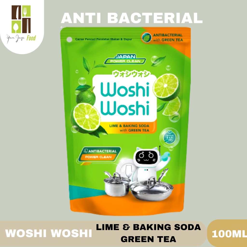 Woshi Woshi Cairan Pencuci Peralatan Makan &amp; Dapur  100ml Japan Power Clean