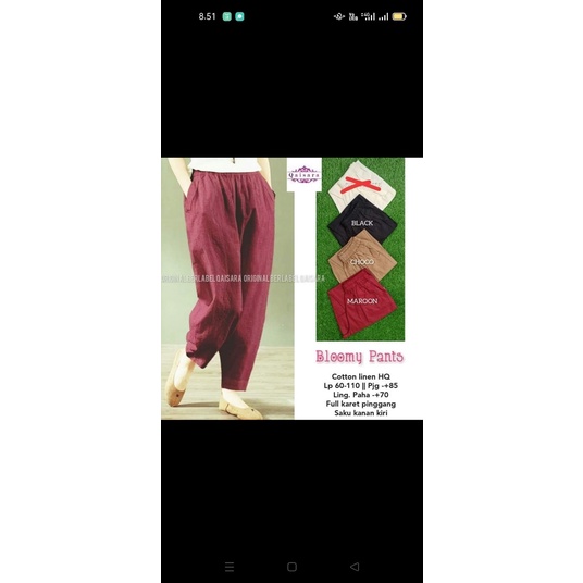 bloomy pants ori qaisara