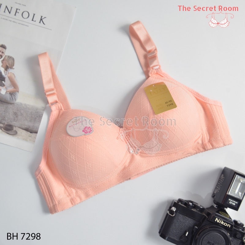TALLY BRA BH 7298 | CUP C | SIZE 38 - 44| BUSA TIPIS | TANPA KAWAT | BAHAN KATUN | KAIT 3