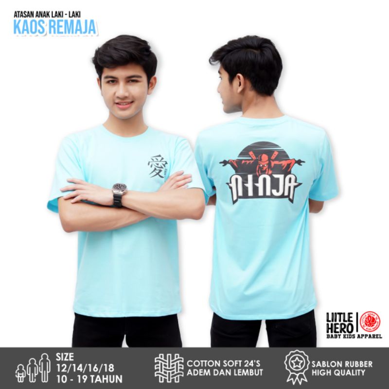 Kaos Distro Remaja By LITTLE HERO 10-19 Tahun Kaos Anak Remaja Kekinian Terlaris