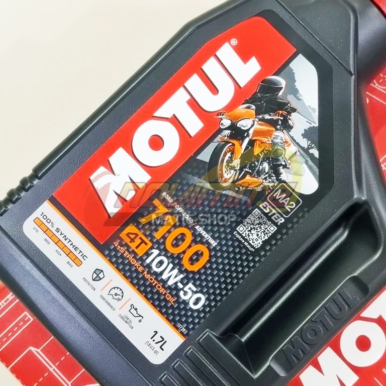 Oli Motul 7100 10W-50 1.7L Ester Full Synthetic Ninja ZX25R CBR R25