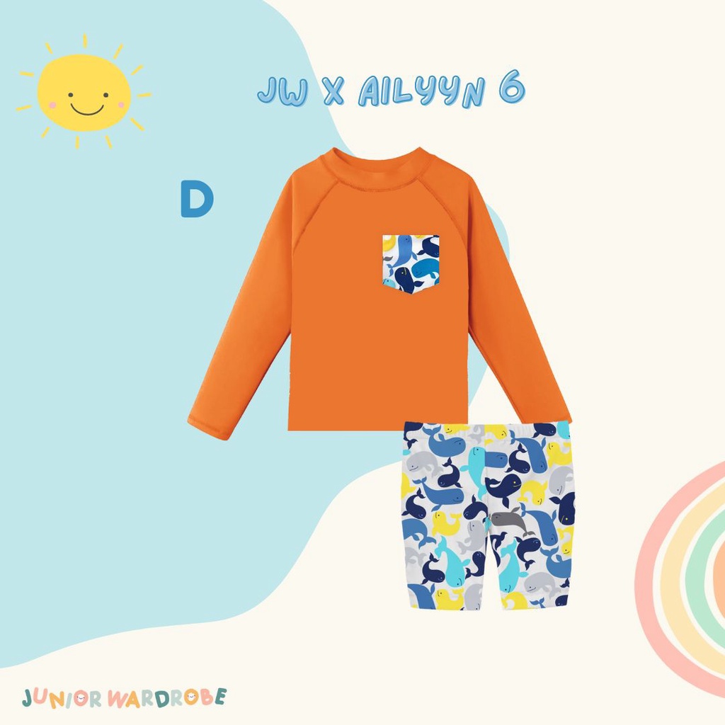 AS Baju Renang Anak Laki Laki Junior Wardrobe JW-293 &amp; Vol.6