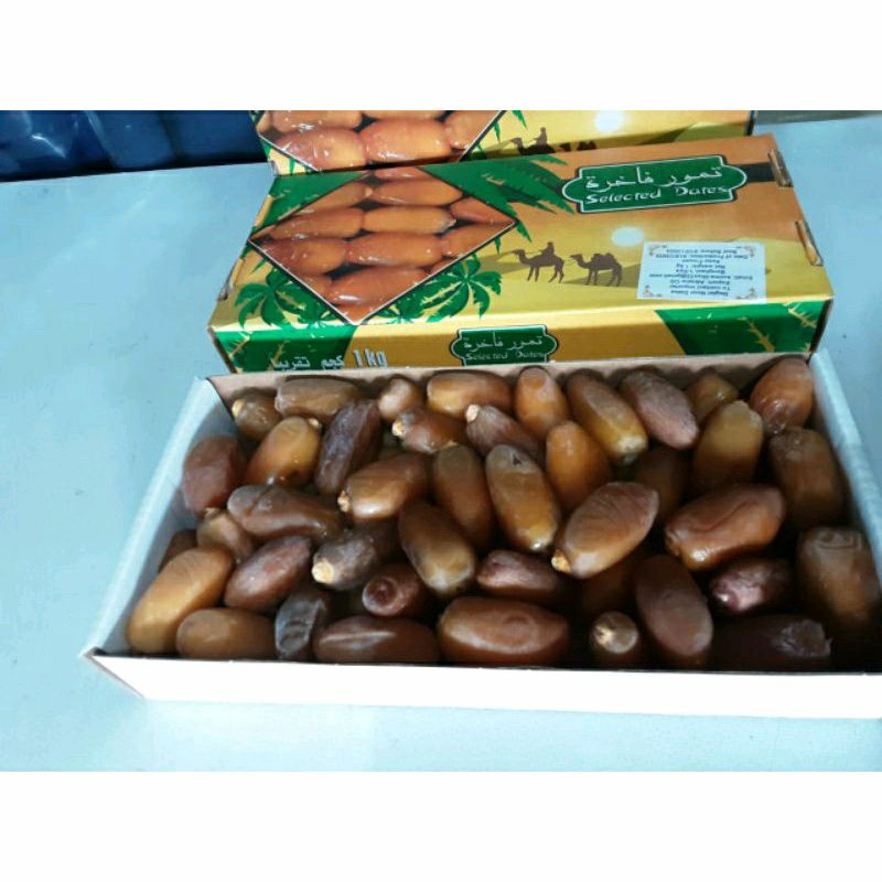 

Kurma Ruthob Muda Libya Tanpa Tangkai Kemasan 1KG