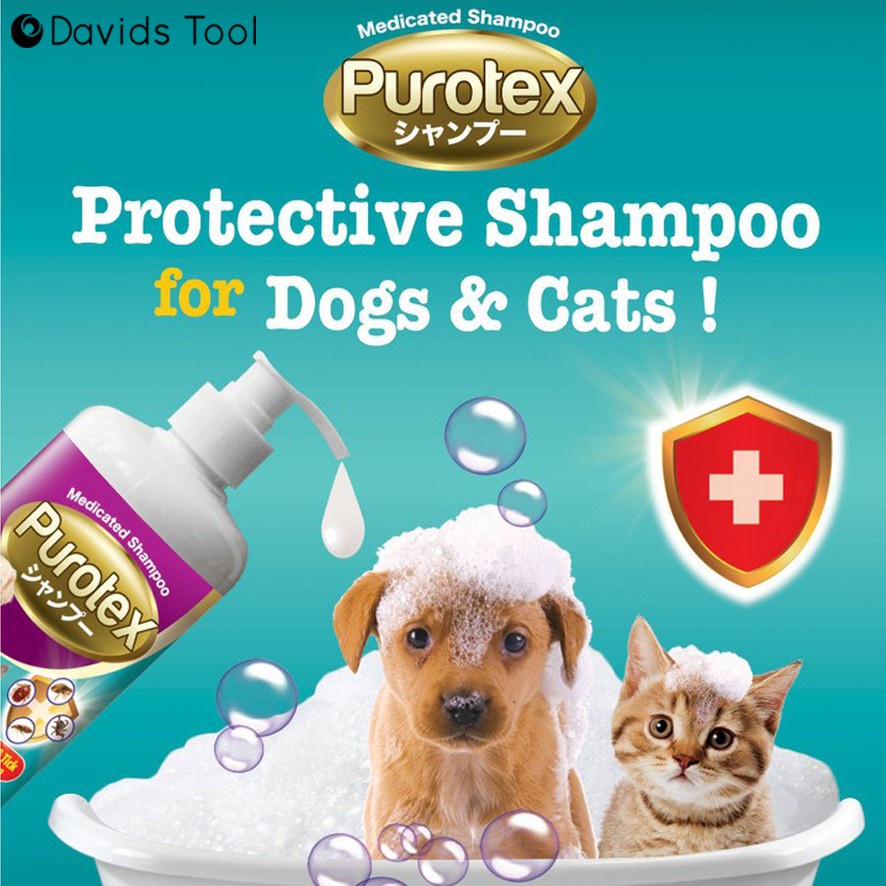 Shampoo Anjing Shampo Kucing Sampo Cat Dog Kutu Purotex 500ml