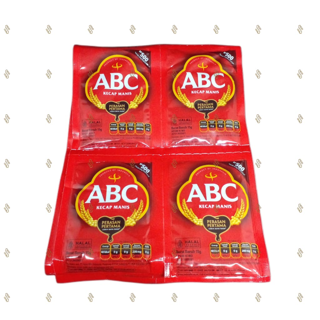 

ABC Kecap Manis Sachet 15ml - isi 24 Pcs