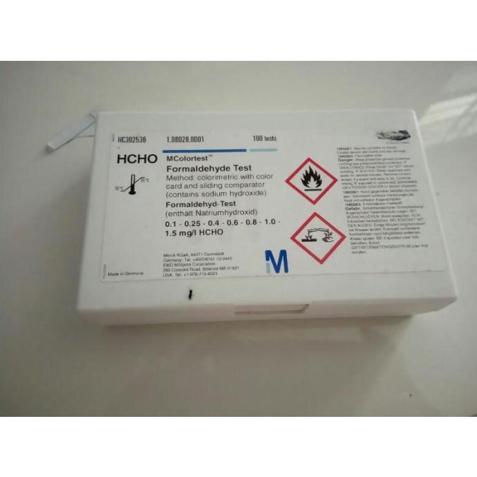 Merck Formaldehyde Test / Merck Alat Uji Formalin Kuantitatif