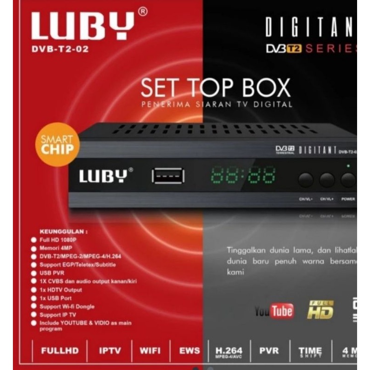 set top box tv digital luby