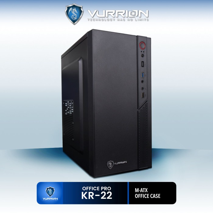 Casing VURRION OFFICE KR 22 FREE PSU 500W