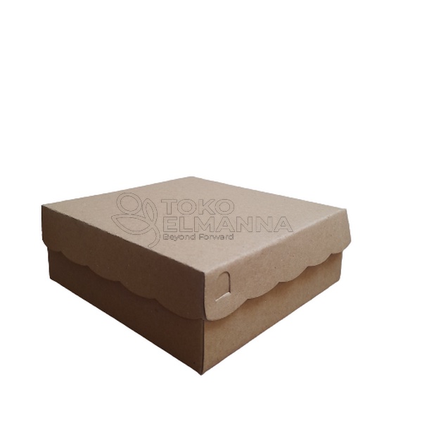 

Kardus Nasi Kraft Coklat Polos 20x20