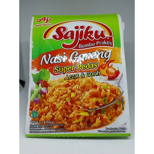 

Bumbu Nasi Goreng Sajiku Super Pedas 20g ( 1 Renteng )