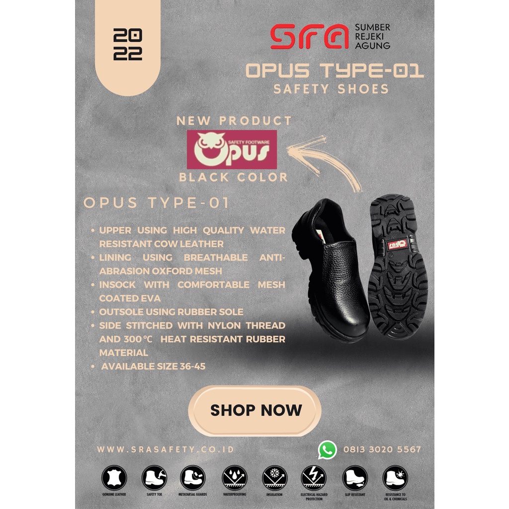 Sepatu Safety Opus 01