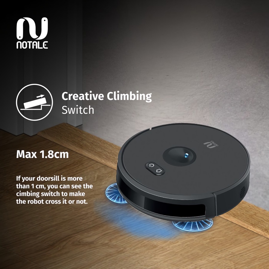 Notale Robot Vacuum Cleaner with UV Sweep Mop Pel